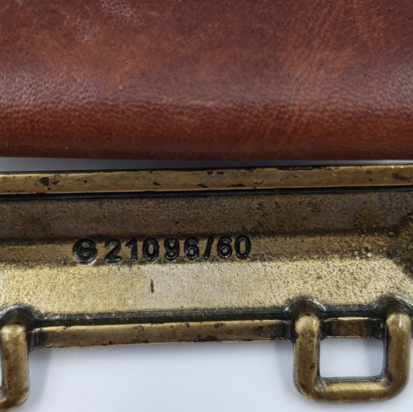 Leatherock Studded Leather with Elastic Back Belt Size Small Brown - Picture 10 of 13